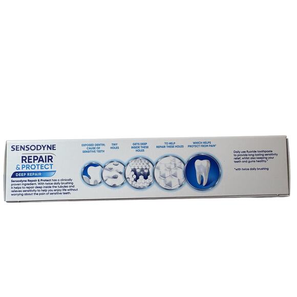 Sensodyne Repair & Protect Deep Repair Whitening Fluoride Toothpaste (3.4 oz) - Picture 2 of 2